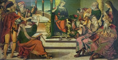 Le Christ parmi les docteurs - Bernardino di Mariotto