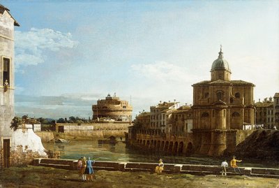 Vue de Rome le long du Tibre, avec l