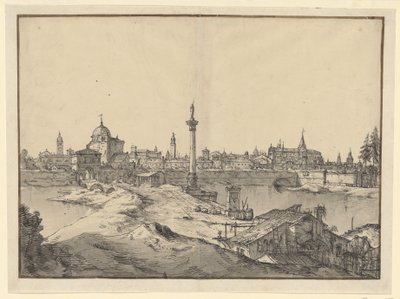 Vue imaginaire de Padoue - Bernardo Bellotto
