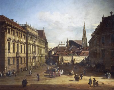 Lobkowitzplatz à Vienne - Bernardo Bellotto