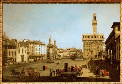 Piazza della Signoria - Bernardo Bellotto