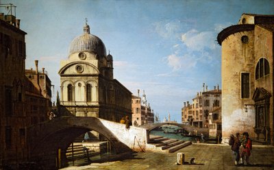 Santa Maria dei Miracoli avec une partie de Santa Maria Nova, Venise - Bernardo Bellotto