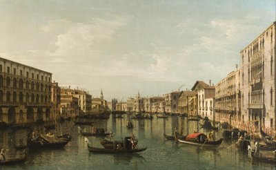 Vue du Grand Canal avec les palais Foscari et Moro Lin - Bernardo Bellotto