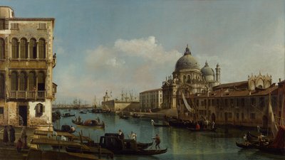 Vue du Grand Canal : Santa Maria della Salute et la Dogana depuis le Campo Santa Maria Zobenigo - Bernardo Bellotto