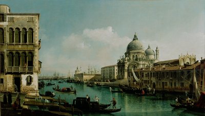 Vue du Grand Canal et de la Punta della Dogana - Bernardo Bellotto