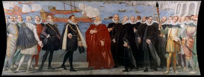 Le doge Giacomo Durazzo Grimaldi reçoit Juan d