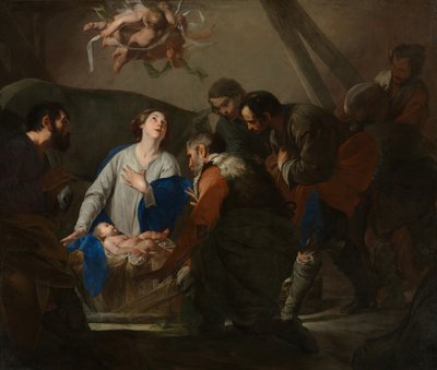 Adoration des bergers, vers 1650 - Bernardo Cavallino