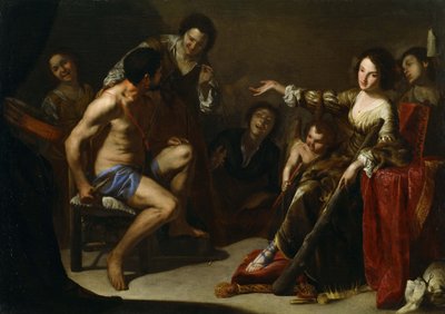 Hercule et Omphale, vers 1640 - Bernardo Cavallino
