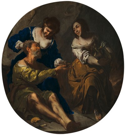 Lot et ses filles - Bernardo Cavallino