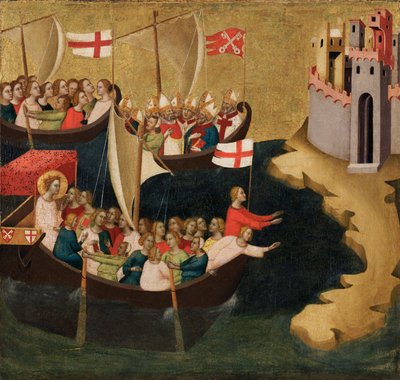 Arrivée de Sainte Ursule à Cologne - Bernardo Daddi