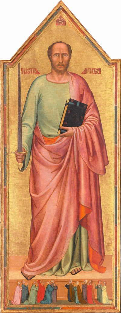 Saint Paul et un groupe de fidèles, 1333 - Bernardo Daddi