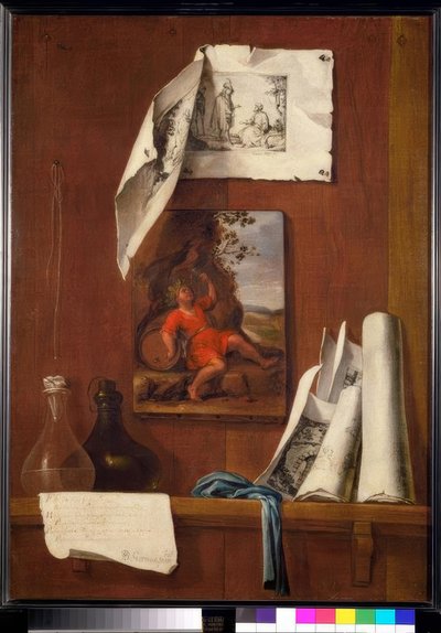 Nature morte en trompe-l