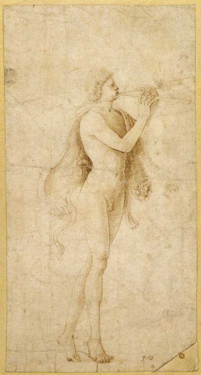 Un satyre jouant de l