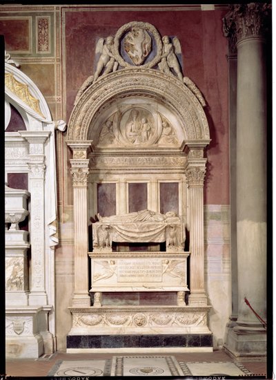 Tombe de Leonardo Bruni (1369-144) 1446-50 - Bernardo Rossellino