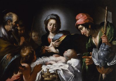Adoration des bergers, c.1615 - Bernardo Strozzi