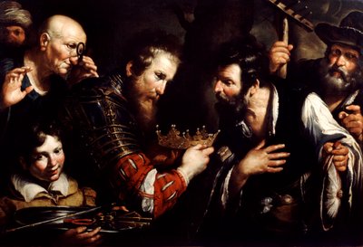 Alexandre le Grand rétablissant le trône usurpé par Abdolomino, 17ème siècle - Bernardo Strozzi