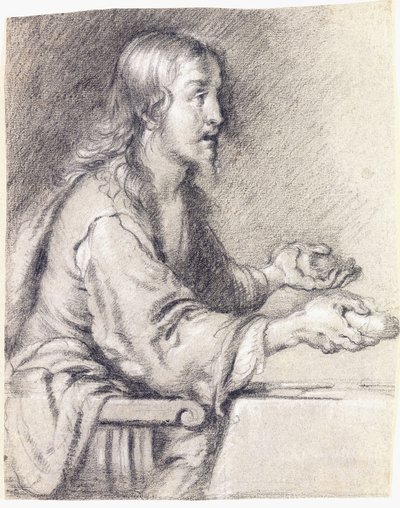 Le Christ à Emmaüs présentant le pain - Bernardo Strozzi