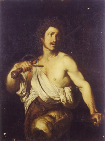 David avec la tête de Goliath, vers 1635 - Bernardo Strozzi