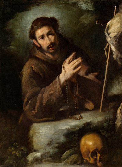 Saint François en Prière - Bernardo Strozzi