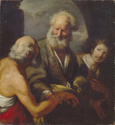 Saint Pierre guérissant un paralytique - Bernardo Strozzi