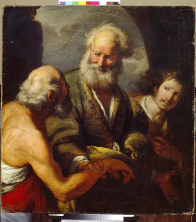 Saint Pierre guérissant un paralytique - Bernardo Strozzi