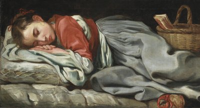 Jeune fille endormie - Bernardt Keil or Keyl