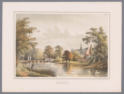 Stadsgezicht te Alkmaar - Bernardus Gerardus ten Berge