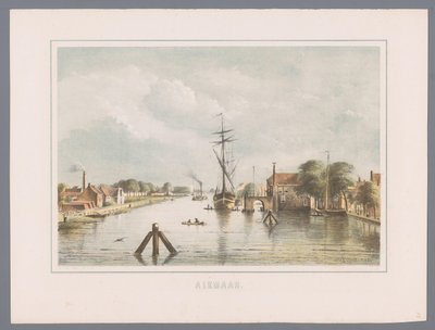 Vue de la ville à Alkmaar - Bernardus Gerardus ten Berge