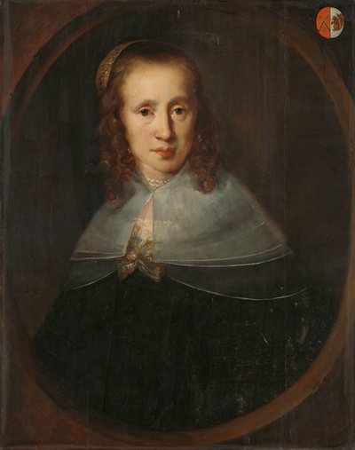Portrait de Digna de Maets, première épouse de François Leydecker - Bernardus Swaerdecroon