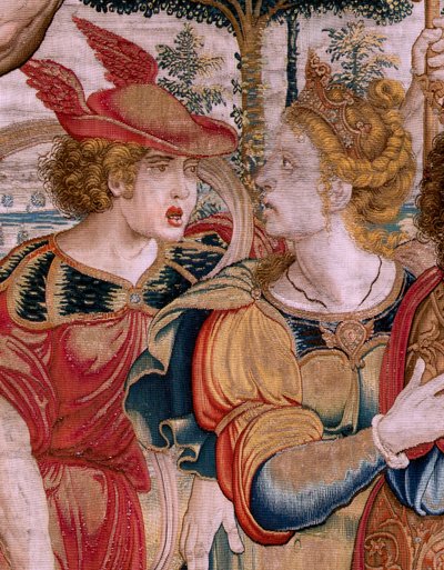 Hercule soutenant la sphère céleste (série Les Sphères) - Bernart van (attr. to) Orley