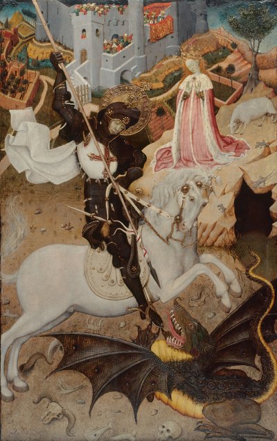 Saint Georges tuant le dragon, 1434-1435 - Bernat Martorell the Elder