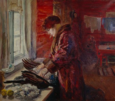 Plumer la poule - Bernhard Dorotheus Folkestad