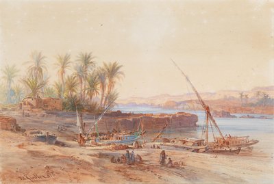 Bateaux sur le Nil - Bernhard Fiedler