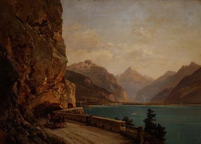 Un lac italien - Bernhard Muhlig