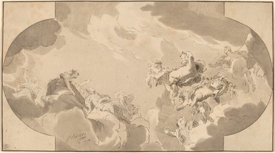 Décoration de plafond - Bernhard Schreuder after Jacob de Wit