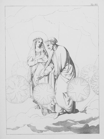 La Divine Comédie de Dante, Paradiso (Ciel), Planche XII - Bernhard Schuler
