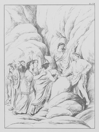 La Divine Comédie de Dante, Purgatorio, Planche VII - Bernhard Schuler