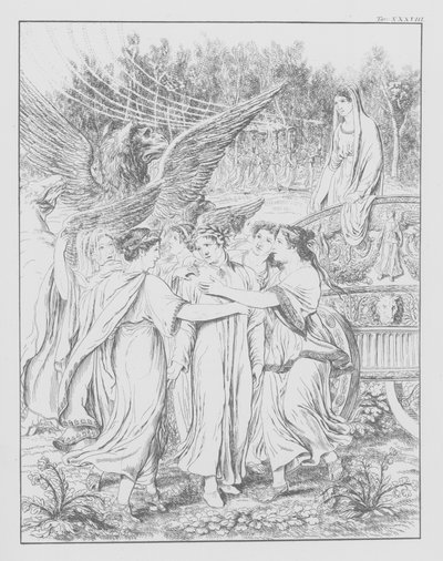 La Divine Comédie de Dante, Purgatorio (Purgatoire), Planche XXXVIII - Bernhard Schuler