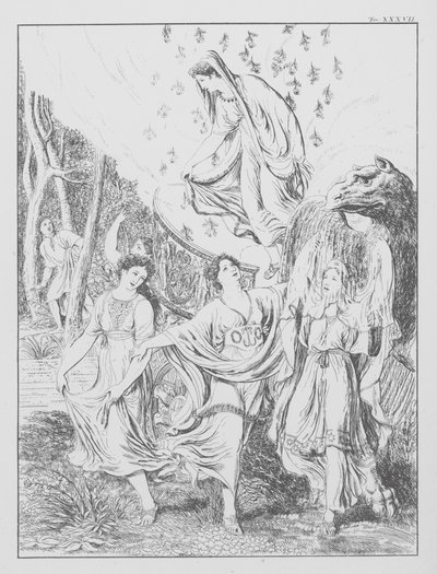 La Divine Comédie de Dante, Purgatorio (Purgatoire), Planche XXXVII - Bernhard Schuler