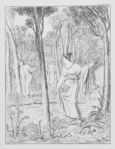 La Divine Comédie de Dante, Purgatorio (Purgatoire), Planche XXXVI - Bernhard Schuler