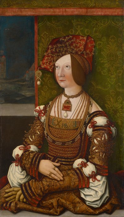 Portrait de Bianca Maria Sforza - Bernhard, Strigel