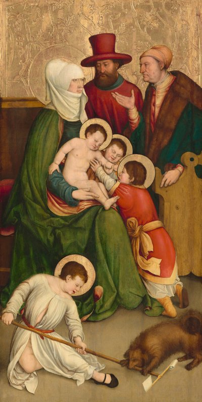 Sainte Marie Cléophas et sa famille, c. 1520-1528 - Bernhard Strigel