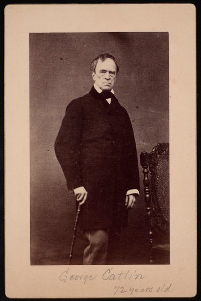 Portrait de George Catlin 1796-1872, vers 1867 - Bernheim