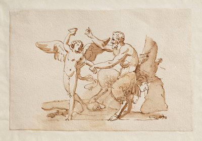 Pan et Cupidon - Bertel Thorvaldsen
