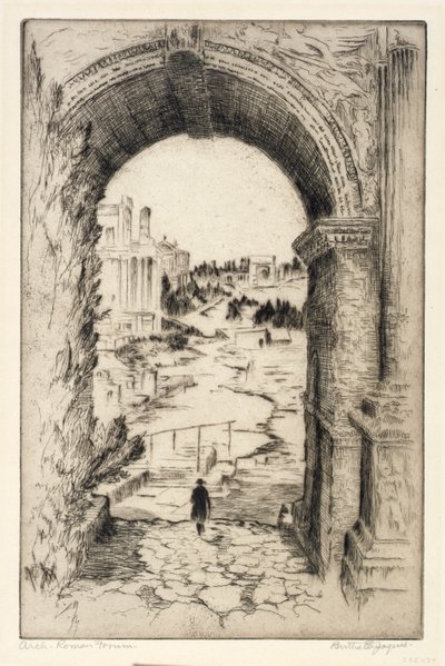 Arc, Forum romain - Bertha E. Jaques