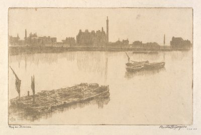 Brouillard sur la Tamise - Bertha E. Jaques