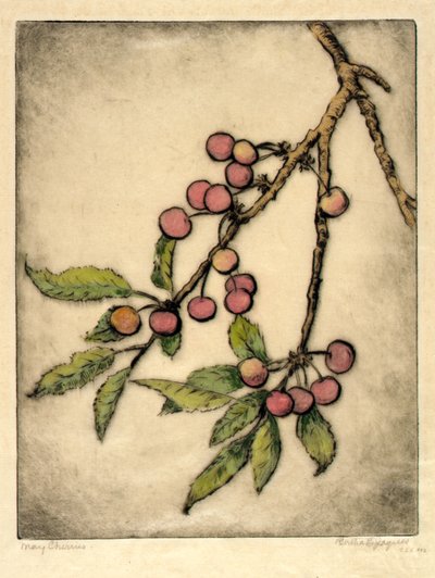 Cerises de mai - Bertha E. Jaques