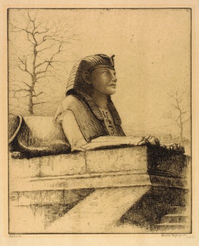 Sphinx, Tamise, Londres - Bertha E. Jaques