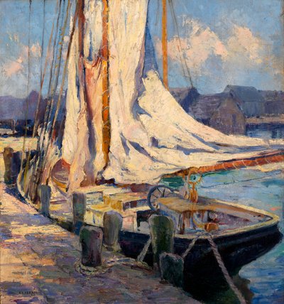 Scène de quai, Gloucester - Bertha Eversfield Perrie