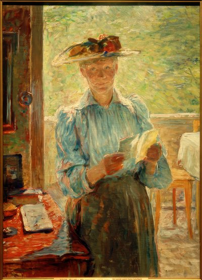 Portrait de la pianiste suédoise Hanna Lucia Bauck - Bertha Wegmann